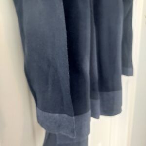 Lands' End Navy Blue V-Neck Sweater